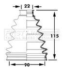 First Line Cv Joint Boot Kit Part No -FCB6050