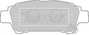 Borg & Beck Rear Brake Pad Set -BBP1838