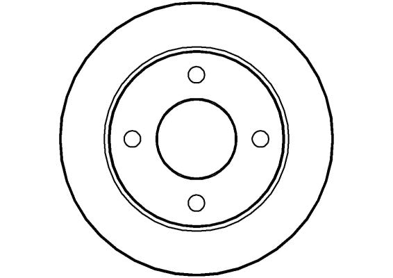 Disctech Brake Disc - Fits Bmw, Nissan - ABD3207 - Front Axle