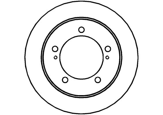 Disctech Brake Disc - Fits Suzuki, Toyota - ABD2512 - Front Axle
