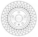 Borg & Beck Brake Disc Pair Part No -BBD4626
