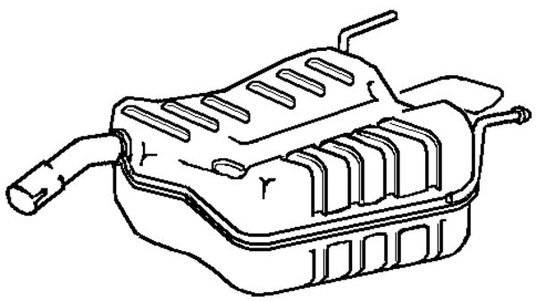 Klarius SB118J - Box With Tail Pipe