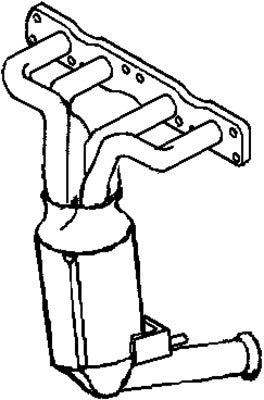 Klarius 322736 - Catalyst Type Approved Withpip  - Fits Citroen C4 1.6VTi