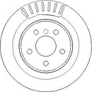 Disctech Brake Disc - Fits Bmw, Ford - ABD3895 - Rear Axle