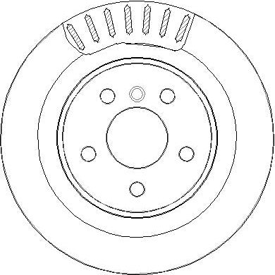 Disctech Brake Disc - Fits Bmw, Ford - ABD3895 - Rear Axle