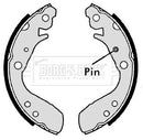 Borg & Beck Brake Shoes Part No -BBS6353