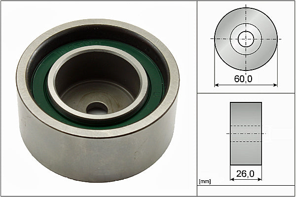 INA Deflection/Guide Pulley - V-Ribbed Belt - Part No - 532036720