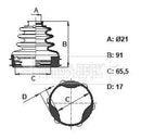 Borg & Beck Cv Joint Boot Kit Part No -BCB6108