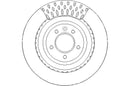 Disctech Brake Disc - Fits Land rover - ABD3324 - Rear Axle