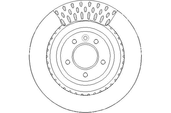 Disctech Brake Disc - Fits Land rover - ABD3324 - Rear Axle