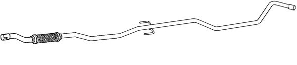 Klarius GM466Q - Centre Pipe  - Fits Opel Tigra 1.3CDTi