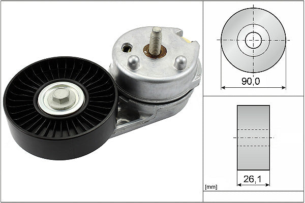 INA Tensioner Lever - V-Ribbed Belt - Part No - 534066810