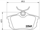 Brembo Brake Pad Set - P54023