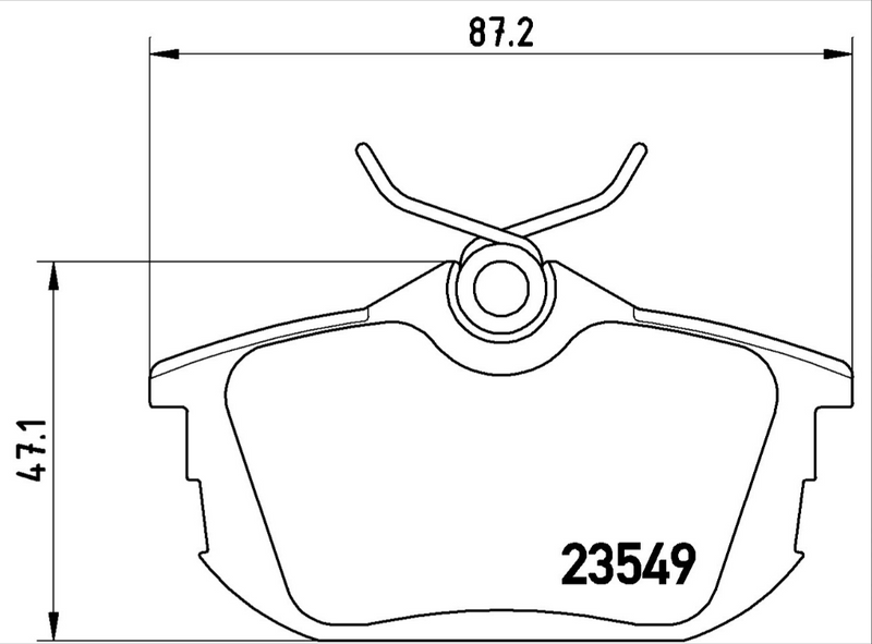 Brembo Brake Pad Set - P54023