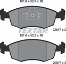 Textar Brake Pad Set - 2090704