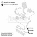 Borg & Beck Turbo Hose Part No -BTH1396