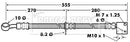 Borg & Beck Brake Hose Part No -BBH7444