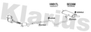 Klarius VW917L - Centre Pipe  - Fits Skoda Karoq 1.6TDi