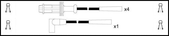 ElectroSpark Ignition Lead Set - OEK048