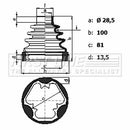 First Line Cv Joint Boot Kit Part No -FCB6440
