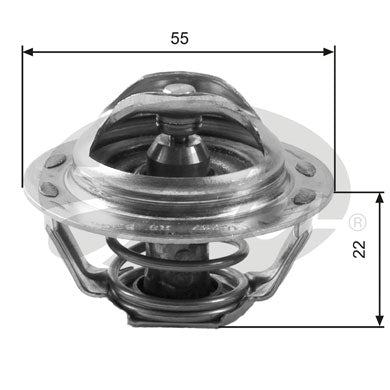 Gates Thermostat, coolant - TH13783G1