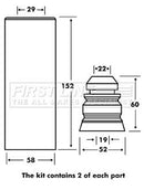 First Line Strut Protection Kit Part No -FPK7107