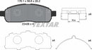 Textar Brake Pad Set - 2240601