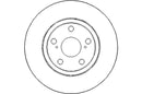 Disctech Brake Disc - Fits Toyota - ABD2176 - Front Axle
