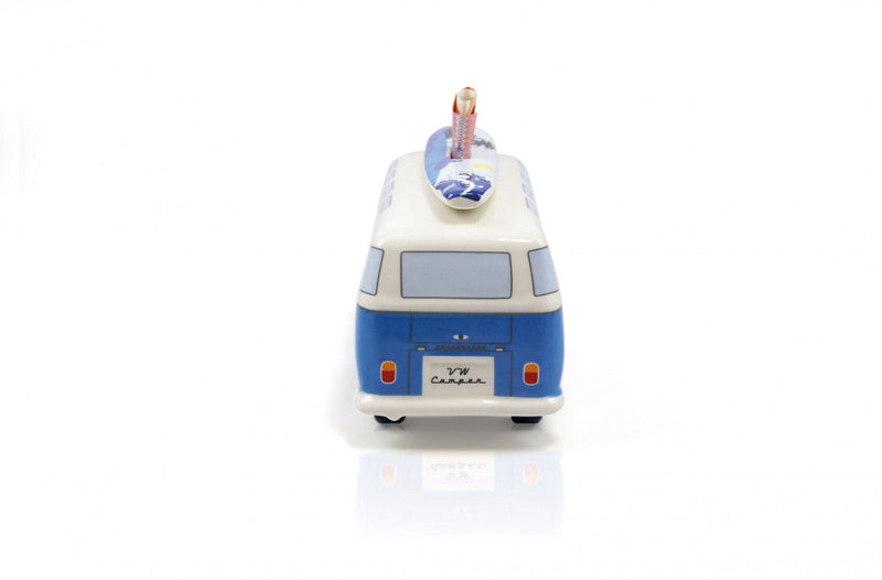 VW T1 Bus Money Bank (Scale 1:18) With Surf Board In Gift Box - Surf