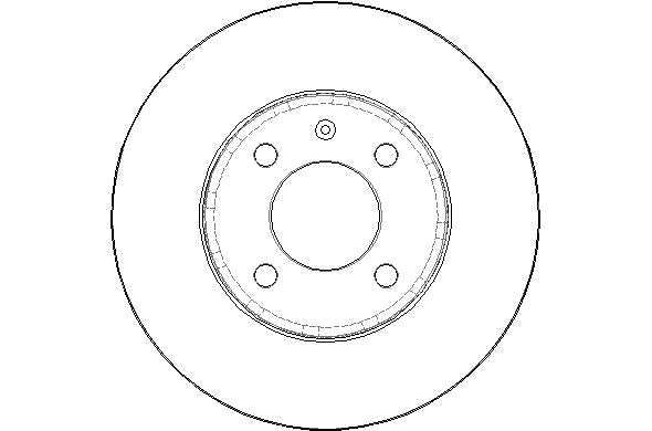 Disctech Brake Disc - Fits Audi, Seat - ABD3129 - Front Axle