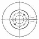 Borg & Beck Brake Disc Pair Part No -BBD4232