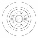 Borg & Beck Brake Disc Pair Part No -BBD5405