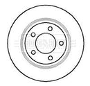 Borg & Beck Brake Disc Pair Part No -BBD5117