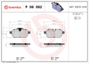 Brembo Brake Pad Set - P06062