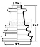 Borg & Beck Cv Joint Boot Kit Part No -BCB6106