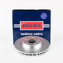 Borg & Beck Brake Disc Single Part No -BBD5758S