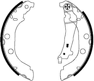 Mintex Brake Shoes fits -Peugeot MFR408 (also fits other vehicles)