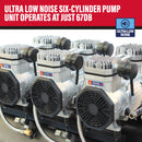 SIP QT AIR DD 4.5hp 150ltr Ultra Low Noise Oil-Free Direct Drive Compressor