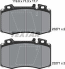 Textar Brake Pad Set - 2327102