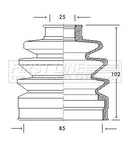 First Line Cv Joint Boot Kit Part No -FCB2055