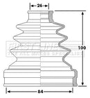 First Line Cv Joint Boot Kit Part No -FCB6224