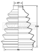 First Line Cv Joint Boot Kit Part No -FCB6235