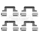 Borg & Beck Fitting Kit - Pads Part No -BBK1254