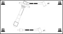 Lucas Ignition Lead Set - LUC7378