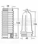 First Line Steering Gaiter Kit Part No -FSG3167