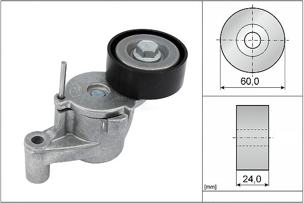 INA Tensioner Lever - V-Ribbed Belt - Part No - 534072610