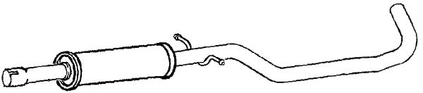 Klarius VW984M - Box With Centre Pipe  - Fits Seat Leon 1.2TSi
