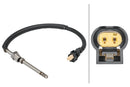 HELLA 6PT 358 181-561 Sensor, exhaust gas temperature - 2-pin connector