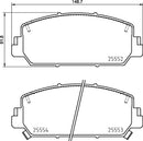 Mintex Brake Pad Set fits - MDB3840 (also fits other vehicles)