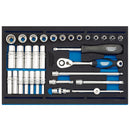Draper Expert 32pc 1/4" Socket Set - 63532